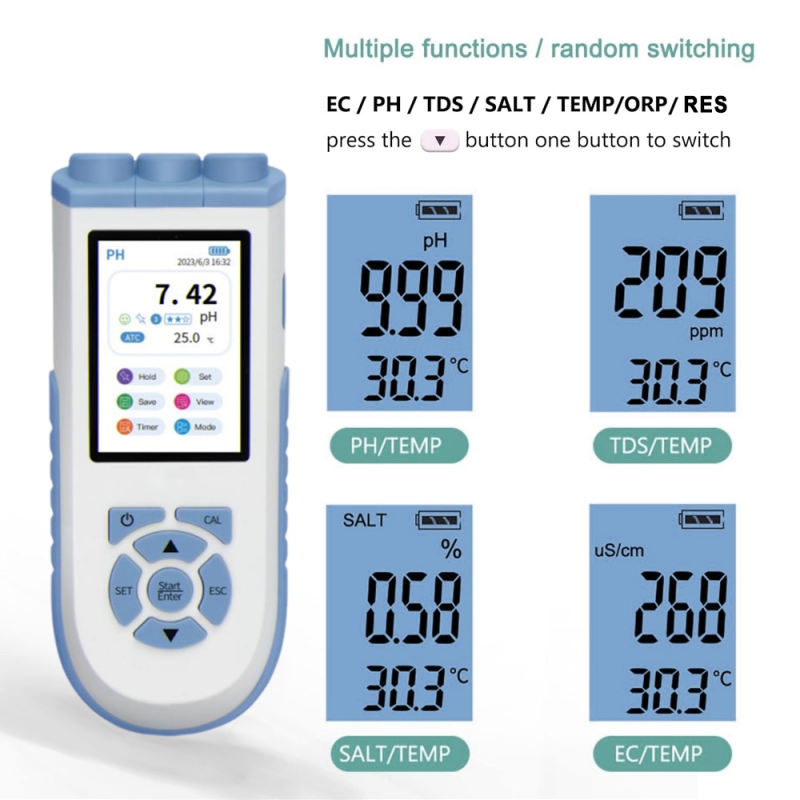 WEIAI Lab, Alat Pengukur pH Pr - Do Oxygen Meter ulasan dan harga